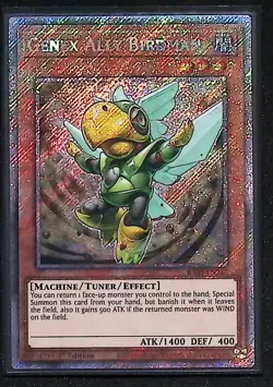 Genex Ally Birdman - RA03-EN247 - Platinum Secret Rare - 1st Edition Yugioh - Image 1