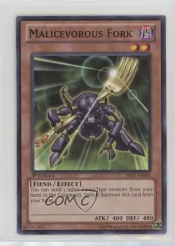 Malicevorous Fork 1st Ed. YuGiOh Shadow Specters #SHSP-EN004 - Image 1