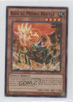 Koa'ki Meiru Beetle 1st Ed. YuGiOh Battle Pack 3: Monster League #BP03-EN066 - Image 1