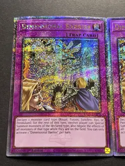 3x Dimensional Barrier | RA01-EN072 | Quarter Century Secret Rare | NM | YuGiOh! - Image 3