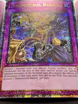 3x Dimensional Barrier | RA01-EN072 | Quarter Century Secret Rare | NM | YuGiOh! - Image 4