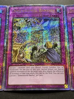 3x Dimensional Barrier | RA01-EN072 | Quarter Century Secret Rare | NM | YuGiOh! - Image 5