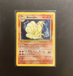 Ninetales 12/102 HOLO RARE - Base Set Unlimited Pokemon Card - M/NM WotC - Image 2