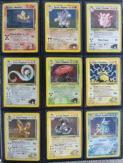 Complete Gym Heroes Set Pokemon Cards 132/132 WOTC 2000 Dragonair Moltres Gengar - Image 1