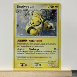 Pokemon ELECTIVIRE Card 25/132 Holo Rare Secret Wonders LP English - Image 1