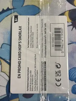 NEW Pokemon Journey Together Hop’s Snorlax GameStop Promo Card - FACTORY SEALED - Image 2