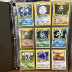 Pokemon Bulk Wotc 63 Card Vintage Lot 1st Edition Rare Holo Shadowless HP/DMG - Image 1