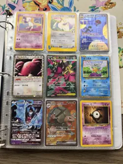 Pokemon Collection Binder Vintage Lot of Cards Holos WOTC E-Reader Promo - Image 1