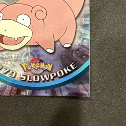 Topps Pokemon Card TV Series 2 Chrome Foil Blue Logo 1st Edition #79 Slowpoke NM - Image 3