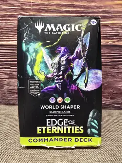 Magic the Gathering Edge of Eternities Commander Deck World Shaper, New Sealed - Image 1