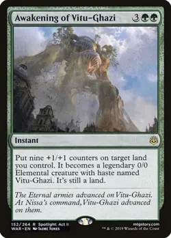 2x Awakening of Vitu-Ghazi - Foil War of the Spark LP MTG - Image 1