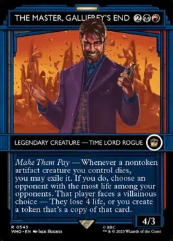 2x The Master, Gallifrey's End - Extended Art Showcase DRWHO LP MTG - Image 1