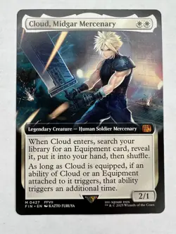 FIN0427 Cloud, Midgar Mercenary (Extended) - Final Fantasy, Magic: The Gathering - Image 1