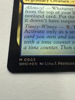 MTG The Tenth Doctor 0003 (Foil) Universes Beyond: Doctor Who NM WHO - Image 2