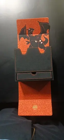 Charizard Pokemon Center Double Deck Box With Detachable Lid And Dice Trey - Image 1