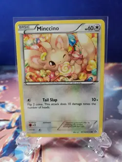 Pokemon TCG Minccino RC18/RC25 Legendary Treasures STARFOIL LP - Image 1