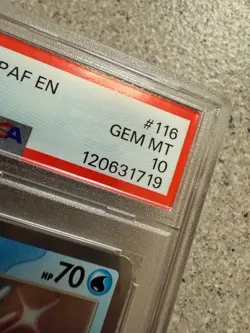 2024 POKEMON PALDEAN FATES #116 SLOWPOKE PSA 10. NEW CERT 8/25 - Image 2