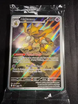 Pokemon TCG Alakazam Promo 009 Mega Evolution ETB Black Star Promo Sealed - Image 1