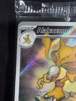 Pokemon TCG Alakazam Promo 009 Mega Evolution ETB Black Star Promo Sealed - Image 2
