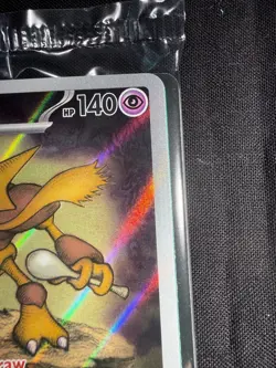 Pokemon TCG Alakazam Promo 009 Mega Evolution ETB Black Star Promo Sealed - Image 3