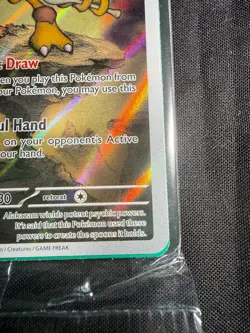 Pokemon TCG Alakazam Promo 009 Mega Evolution ETB Black Star Promo Sealed - Image 4