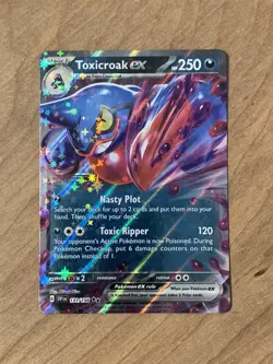 Pokemon Toxicroak EX 131/198 Scarlet & Violet Double Rare Holo - Image 1