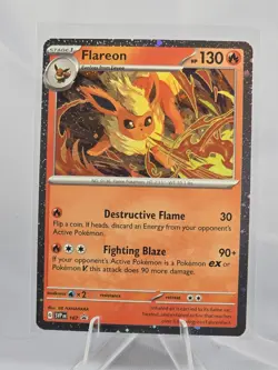 Flareon (Cosmos Holo) 167 Scarlet & Violet Black Star Promos NM HOLO - Image 1