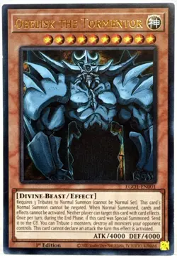 Yu-Gi-Oh! Obelisk the Tormentor EGO1-EN001 Egyptian God Deck: Obelisk the... - Image 1