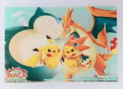 Mega Charizard Snorlax Pikachu Pokemon Center Clear Card Japanese From Japan - Image 1