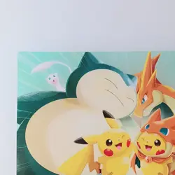 Mega Charizard Snorlax Pikachu Pokemon Center Clear Card Japanese From Japan - Image 3