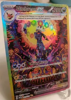 *Custom-made*HighQuality,Umbreon Ex,Textured"Display Card" - Image 2