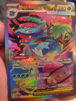 **Custom-made**Highest Quality,Mega Venasaur Ex "Display-card" - Image 4