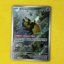 Relicanth 173/162 illustration Rare Temporal Forces Pokemon Card NM - Image 1