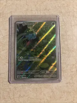 Pokemon Bulbasuar 151 TCG Art Rare Card #166/165 NM/Mint+ Condition - Image 1