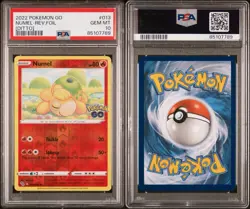 Numel 013/078 Reverse Foil UNPEELED Ditto PSA 10 LOW POP Graded Pokemon Go Card - Image 3