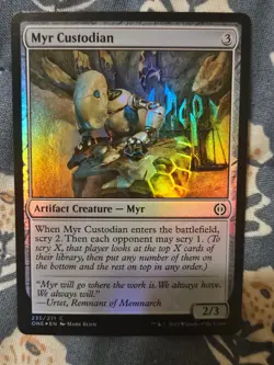 Myr Custodian FOIL (235/530) Phyrexia All Will Be One MTG Magic - Image 2