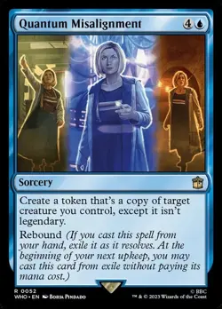 Quantum Misalignment NM Foil MTG Doctor Who 0052 - Image 1