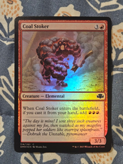 Coal Stoker FOIL Dominaria Remastered MTG Magic Cards - Image 1