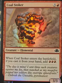 Coal Stoker FOIL Dominaria Remastered MTG Magic Cards - Image 2