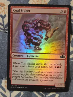 Coal Stoker FOIL Dominaria Remastered MTG Magic Cards - Image 3