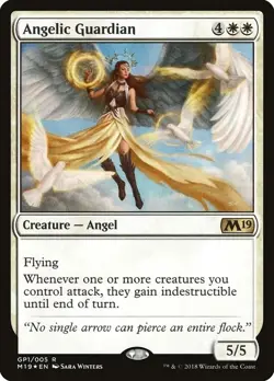 MTG - Angelic Guardian (M19) FOIL - Image 1