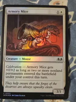 Armory Mice FOIL Wilds of Eldraine MTG Magic - Image 3