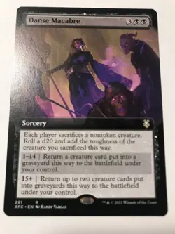 Danse Macabre NM (Extended) Commander: Adventures in the Forgotten Realms MTG - Image 1