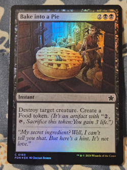 Bake into a Pie FOIL Throne of Eldraine MTG Magic - Image 1