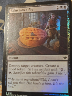 Bake into a Pie FOIL Throne of Eldraine MTG Magic - Image 2