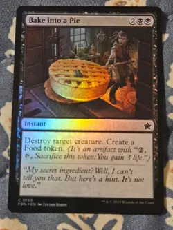 Bake into a Pie FOIL Throne of Eldraine MTG Magic - Image 3