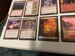 Red MTG Cards Lot Rare Uncommon Land Foil + Commons Magic The Gathering Cards - Image 2