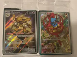 Riolu 010 + Alakazam 009 MEP Pokemon Mega Evolution ETB Black Star Promo IR Holo - Image 1