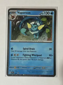 Pokemon Flareon 167, Vaporeon 168, Jolteon 169, SVP Prismatic Evolutions Promo - Image 3