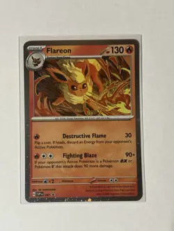 Pokemon Flareon 167, Vaporeon 168, Jolteon 169, SVP Prismatic Evolutions Promo - Image 4